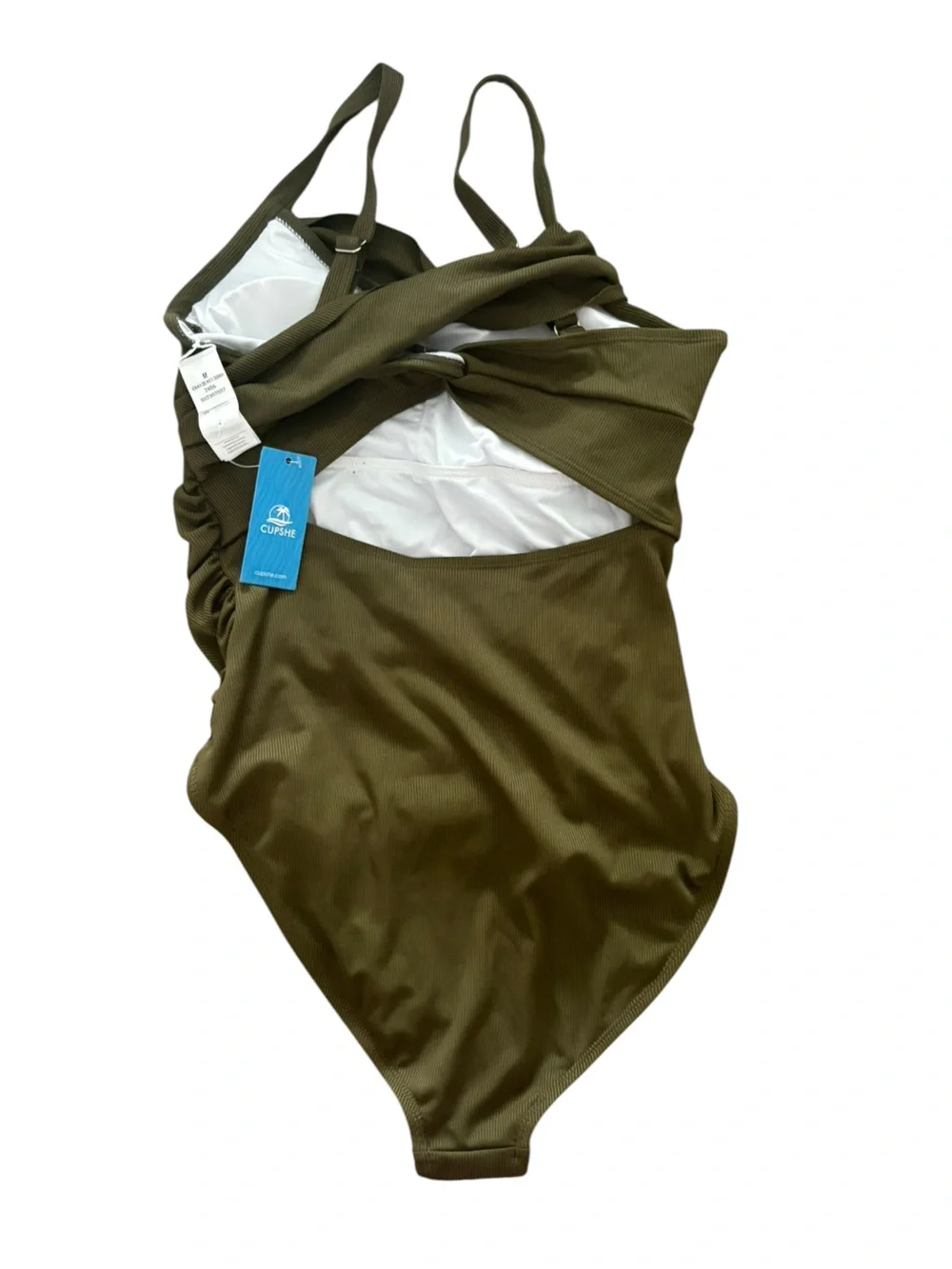 Cupshe Olive Green One-Piece Swimsuit